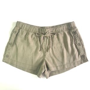 Cloth and Stone Side Buttom Drawstring Shorts